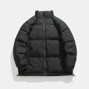 2023 invierno chaqueta Bomber Formal para hombre con capucha a prueba de viento grueso cálido material de poliéster personalizable - Product Image 1