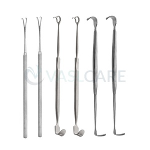 Kit de chirurgie générale manuel en acier inoxydable de 41 pièces pour trachéotomie et cricotérotomie, certifié CE, garantie de 3 ans - Product Image 3