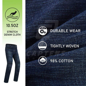 Latest Design New Arrival Adult Motorbike Jeans Pants Plus Size Quick Dry Motorbike Jeans Pants - Product Image 4