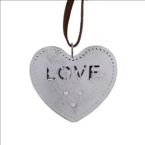 Festive <b>Party</b> Sharpe Wooden Heart <b>Christmas</b> Hanging Decoration - Product Image 5