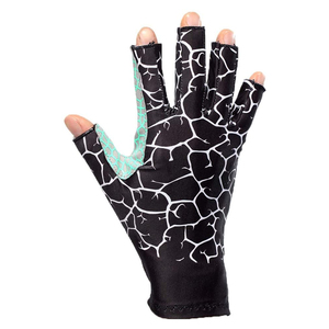 Guantes de pesca sin dedos profesionales para actividades al aire libre protección solar impermeable Nylon Unisex para pesca - Product Image 2