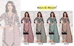 Costume pakistanais Georgette pour femme de créateur élégant avec détails Khatli fabriqués à la main et travail de séquence de broderie pour les fêtes - Product Image 5