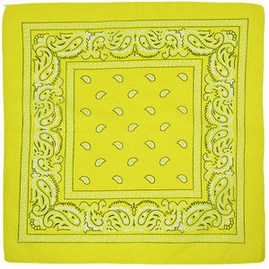 Bandanas carrées classiques en polyester recyclé, imprimées avec un logo personnalisé, style hip-hop, en gros - Product Image 6