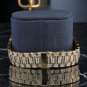 Totalmente Iced Ou Venta caliente Baguette Diamond Luxury Totalmente Iced Out Automático Moissanite Diamond Watch Mens HipHop personalizado al por mayor - Product Image 5