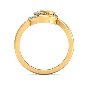 Ishi แหวนเพชร18K สีทองตกแต่งห้องแล็บ - Product Image 2