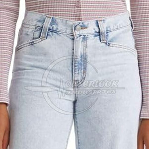 New Design Women Wide Leg Jeans Pant Light <b>Weight</b> Plus Size Wide Leg Jeans Pant <b>For</b> <b>Sale</b> In Adult Size - Product Image 6