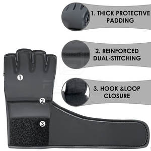 ถุงมือ MMA สำหรับมืออาชีพผลิตจากแบรนด์สำหรับศิลปะการต่อสู้และชกมวย - Product Image 4