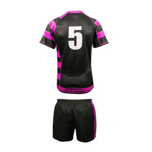 Conjunto de ropa de fútbol de Rugby personalizado para hombre, camisetas de entrenamiento por sublimación con etiquetas tejidas de poliéster, uniforme para entrenamiento deportivo - Product Image 2