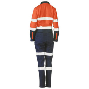 Combinaison de forage en coton haute visibilité pour femmes Combinaison de travail haute visibilité deux tonnes pour femmes - Product Image 4