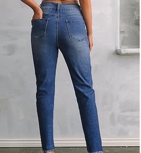 กางเกงยีนส์ทรงตรงขากว้างสำหรับผู้ชายกางเกงออกกำลังกายกลางแจ้งฟิตเนสทรงปกติแบบลำลองด้านหน้าเรียบ - Product Image 2