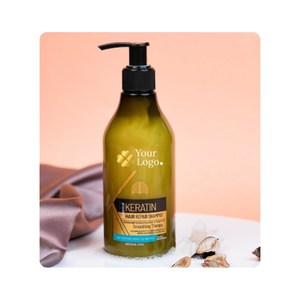 Shampooing de réparation de cheveux à la kératine de marque personnalisée de haute qualité Logo de l'option de marque privée pour les soins quotidiens Fabrication en vrac disponible - Product Image 1