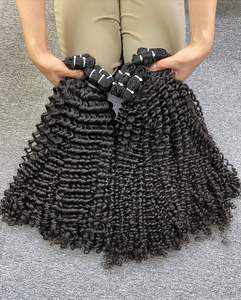 Vente en gros Mèches de cheveux bouclés profonds Extensions de cheveux vierges bruts non traités Mèches de cheveux bouclés birmans de VQHAIR - Product Image 4