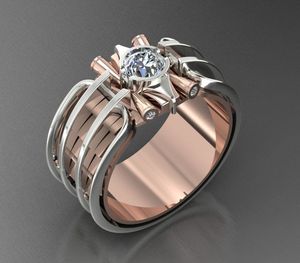 Bagues tendance en moissanite de marque géante, taille diamant, plaquées or 18 carats et argent 925, certifiées IGI - Product Image 2