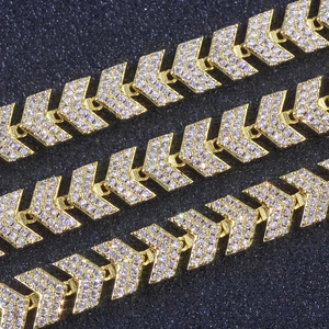 Cadena Cubana de Oro de 10K de Lujo con Diamantes Cultivados en Laboratorio, Collar Moderno con Incrustaciones de Diamantes, Joyería de Lujo, Regalo para Hombres, Moda Hip Hop - Product Image 5