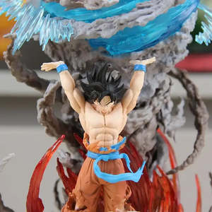 Nouvelle figurine en résine lumineuse Son Goku de 30 cm, ensemble de figurines d'action pour collectionner, décorer, jouet, accessoires d'anime, personnage ODM - Product Image 3