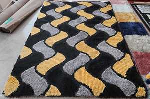 Alfombra Turca de Poliéster Afelpada Adiva, Tejida en Jacquard, de Pelo Alto para Sala de Estar y Dormitorio, Lavable, Antideslizante, Decoración del Hogar - Product Image 3
