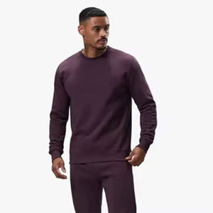 Sudadera de Forro Polar Sólida Personalizada al por Mayor con Media Cremallera, Estilo Urbano Casual, Cuello Redondo, para Invierno, con Logotipo Bordado, Ajuste Cómodo - Product Image 3