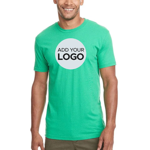 เสื้อยืดคอกลมแขนสั้นแบบปรับแต่งได้สำหรับผู้ชาย ผ้าฝ้าย/ใยไผ่ - Product Image 2