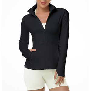 Chaqueta de Yoga para Mujer, Fabricación Personalizada al por Mayor, Calidad Superior, Diseño Personalizado, Secado Rápido, Felpa Transpirable para Gimnasio - Product Image 1