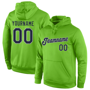 Sudadera con Capucha Sublimada Personalizada para Equipos, Sudadera con Capucha Personalizada Verde Brillante, Impresión de Logotipo OEM, Ropa Deportiva al por Mayor de Fábrica - Product Image 1