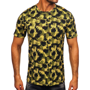 T-shirt imprimé par sublimation à bas prix en gros 100% T-shirt en polyester pour hommes T-shirt à manches courtes à sublimation de couleur personnalisée - Product Image 6