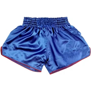 Venta al por mayor de pantalones cortos de Muay Thai Pakistán Venta caliente logotipo personalizado Muay Thai pantalones cortos de boxeo para los hombres - Product Image 6