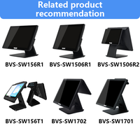 15/15. Máquina POS de pantalla táctil completa de 6/17 pulgadas Sistema de puntos de venta todo en uno Caja registradora Pos Business para tienda de salón minorista