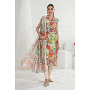 ชุดสูทผ้าไหมไผ่แบบ 3 ชิ้นสำหรับผู้หญิง ชุดอุปกรณ์เสริมหลายแบบ - Product Image 1