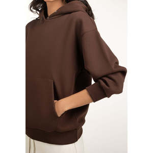 Sweat à capuche en tricot coupe oversize WM-POH-WS25-105 - Product Image 6