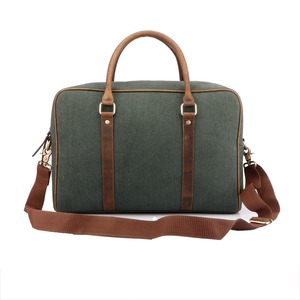 Vintage Genuine Leather <b>Mens</b> <b>Small</b> Canvas Crossbody <b>Bag</b> Messenger <b>Bags</b> <b>for</b> Teens CLB-0025 - Product Image 1