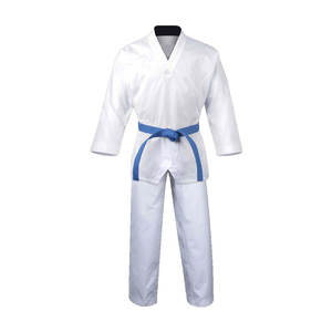 Uniforme de Taekwondo de Color blanco de la mejor calidad 2026, uniformes de Taekwondo de artes marciales con estilo a la venta - Product Image 1