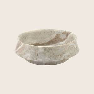 Modern Handcrafted Natural Travertine Marble <b>Riser</b> Serving Platform - Product Image 2