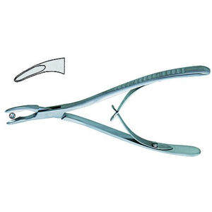 FRIEDMANN Rongeurs d'os Instruments de chirurgie dentaire en acier inoxydable 15.5cm - Product Image 1