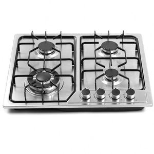 Exclusive Supply Household Stainless Steel 4-Burner Gas Cooktop Electronic Ignition Digital <b>Timer</b> Control - Product Image 2