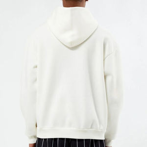 เสื้อฮู้ดแบบสวมศีรษะสุดหรูสำหรับผู้ชายเสื้อมีฮู้ดแบบสวมศีรษะสำหรับทุกเพศผ้าฟลีซเทอร์รี่ผ้าคอตตอนผ้า100% เทอร์รี่ - Product Image 3