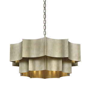 Lampe ronde en verre en laiton antique et lustre vintage indien pour la décoration intérieure et semi-intérieure pour Noël - Product Image 4