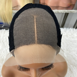 Nouveaux styles de perruques de fermeture droites d'os couleur claire 14 pouces 100% perruques de cheveux humains naturels crus vietnamiens - Product Image 6