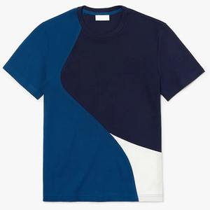 Meilleure qualité 100% coton fait vêtements d'été à manches courtes hommes t-shirt nouveau à la mode taille personnalisée hommes t-shirt - Product Image 3