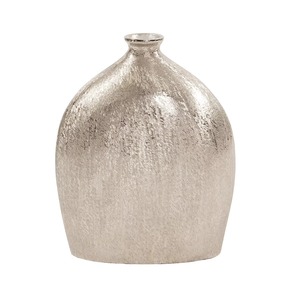 Jarrón de Metal estilo maceta dorada, acento decorativo elegante, perfecto para fiestas de cumpleaños, celebraciones de bodas y eventos especiales - Product Image 3