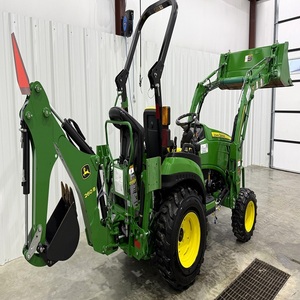 Tracteur utilitaire compact d'occasion haute performance John Deere 2025R 4x4 avec boîte de vitesses automatique, pompe, moteur et roulement pour usage agricole - Product Image 2