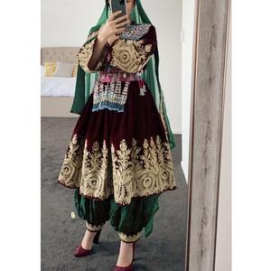 Nuevo Diseño de Moda, Vestido Tribal Afgano Vintage Kuchi Pashtun Gitano, Vestidos Afganos Kuchi, Traje Afgano, Vestido Largo IQ.WAL.AF.106 - Product Image 5