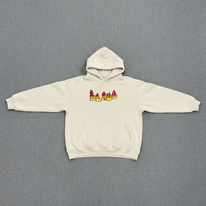 Nouveaux sweats à capuche pour hommes tendance et décontractés pour l'hiver, grande taille, 100% coton, surdimensionnés, lourds, avec broderie 3D - Product Image 1