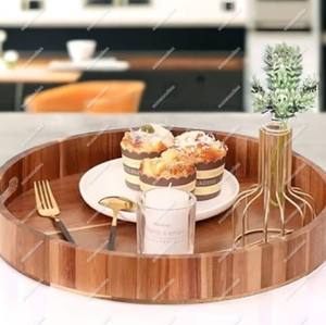 Bandeja de bambú para servir para cena, té, pan, desayuno, bandeja ecológica de madera, bandejas de comida rápida para bares y restaurantes - Product Image 3