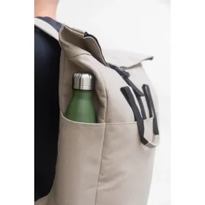 "Recycled Canvas Eco-Friendly Promotional <b>Backpack</b>-Rebyss <b>Roll</b> <b>Backpack</b>" - Product Image 6