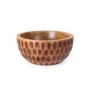 Tazón de servicio de madera impreso, tazón de madera para cocina, hoteles, restaurante, accesorios de cocina - Product Image 4