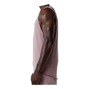 Chaleco sin mangas Atlético ligero para hombre Stringer desgastado con decoración rasgada e impresa para entrenamientos y trajes Casuales - Product Image 3