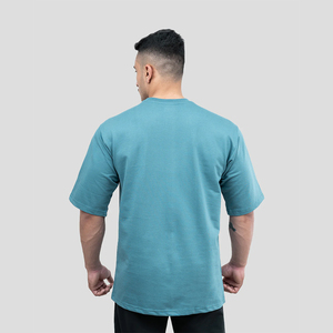 Camiseta deportiva de microfibra de talla grande, camiseta alta de Color personalizado, camiseta de compresión sólida, ropa informal de talla grande para hombres y mujeres - Product Image 2