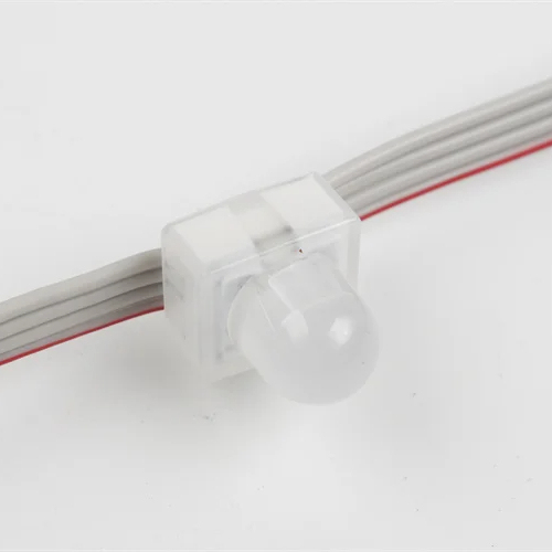 Outdoor Lighting Square Digital RGB LED Pixels 0.3W 12mm DC12V 50pcs a String Led Pxiel Light