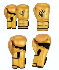 Gants de boxe d'entraînement Micr@tech de qualité supérieure en cuir de vachette avec fermeture auto-agrippante, fabriqués au Pakistan, extensibles pour une performance optimale - Product Image 6