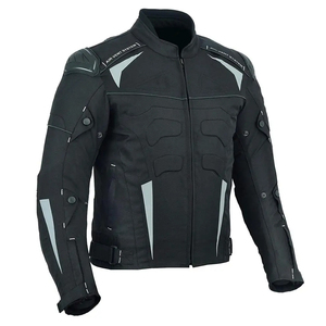 Unisex Motorcycle Cordura <b>Racing</b> <b>Jacket</b> for Bikers with Technical Protection System Waterproof Windproof & Breathable - Product Image 2